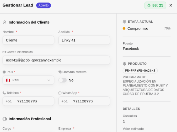 Automatiza la captación de leads