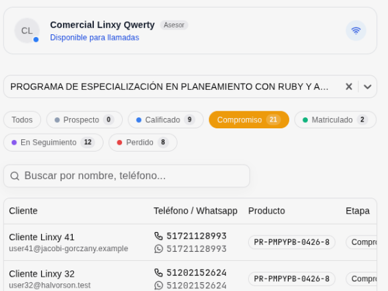 Un pipeline diseñado para matricular
